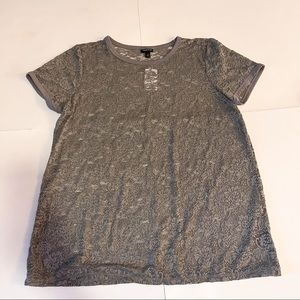 Torrid NWT Lace Over Tee SZ-1